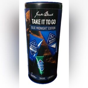 Jack Black Take It To Go Blue Midnight Edition Men’s Grooming Travel Set sealed